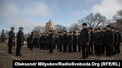 Шикування вихованців Військово-морського ліцею