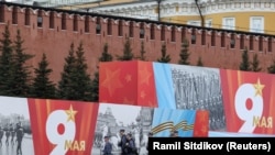 Омодагӣ ба маросими Рӯзи Ғалаба дар Маскав.