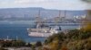 An oil tanker is moored at the Sheskharis complex in Novorossiysk, Russia, one of the largest facilities for oil and petroleum products in southern Russia. (file photo)