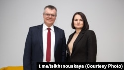 Віктар Бабарыка і Сьвятлана Ціханоўская