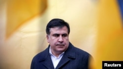 Former Georgian President and Odesa Governor Mikheil Saakashvili (file photo)