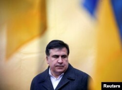 Former Georgian President and Odesa Governor Mikheil Saakashvili (file photo)