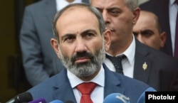 Armenian Prime Minister Nikol Pashinian (file photo)