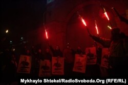 Акция в поддержку Сергея Стерненко в Одессе. 23 февраля 2021 года