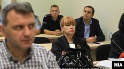 Обвинителката Вилма Русковска на судење за „27 април“