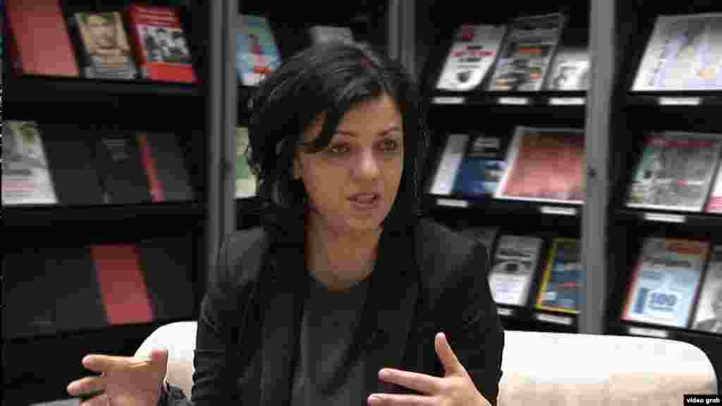 Arbana Vidishiqi, šefica dopisništva RSE sa Kosova, 3. april 2013. 
