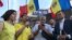 În timpul protestelor generate de invalidarea scrutinului local din Chişinău