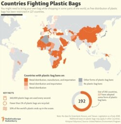 INFOGRAPHIC: Countries Fighting Plastic Bags