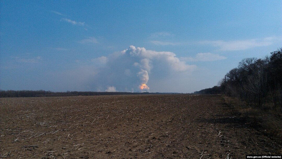 Минулорічні вибухи боєприпасів на військовому складі в Балаклії, 23 березня 2017 року