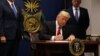 ترامپ مصوبه کنگره برای پایان دادن به تعطیلی دولت فدرال را امضا کرد
