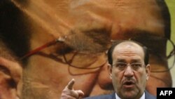 Prime Minister Nuri al-Maliki's (pictured) State of Law alliance looked like it would be nipped at the line by allies of former Prime Minister Iyad Allawi.