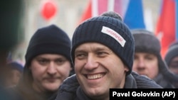 Алексей Навальный на митинге (архивное фото)