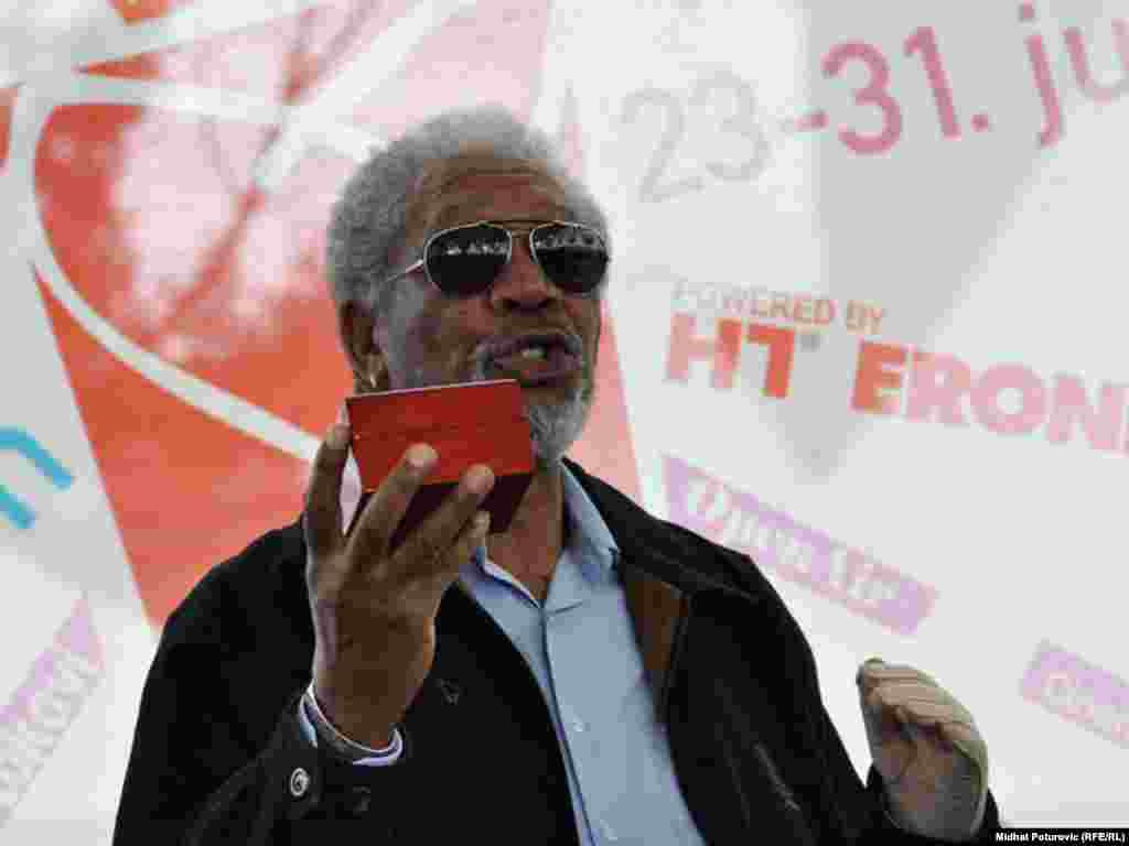 Morgan Freeman, primio Srce Sarajeva nagradu SFF-a za sudjelovanje u filmskom festivalu