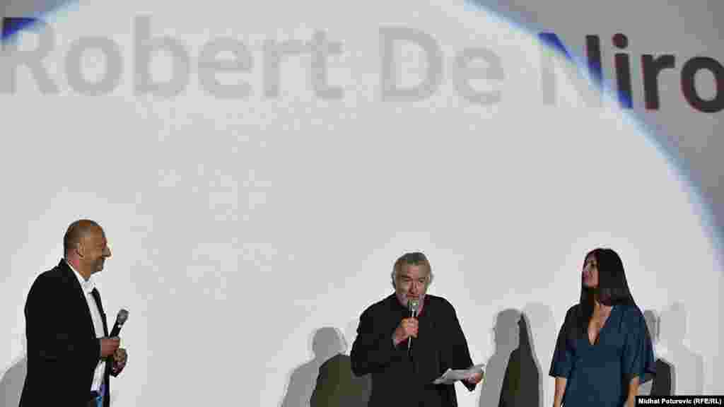 Obraćanje Roberta De Nira pred publikom Otvorenog kina.