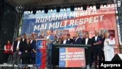  Liviu Dragnea vorbește la mitingul PSD de la Galați
