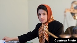 Jailed Iranian lawyer Nasrin Sotoudeh (file photo)