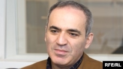Russian chess grandmaster and human rights activist Garry Kasparov