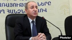 Armenia -- Robert Nazarian chairs a session of the Public Services Regulatory Commission, Yerevan, June 7, 2013.