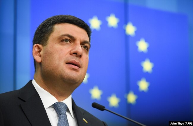 Прем’єр-міністр України Володимир Гройсман. Брюссель, 17 грудня 2018 року