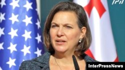 U.S. Assistant Secretary of State for European and Eurasian Affairs Victoria Nuland hailed Georgia's "remarkable progress" in developing democratic institutions.