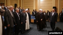 Iranian President Hassan Rouhani, in a meeting with the government officials on Saturday June 03, 2017.