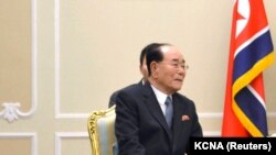 Председатель президиума парламента Северной Кореи Ким Ён Нам.