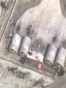 A satellite view shows aircraft shelters after U.S. and Israeli strikes, at Konarak
