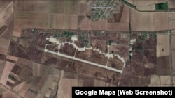 Аеродром «Кіровське» в анексованому Криму. Скріншот супутникової карти Google