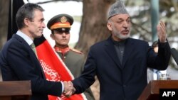 Андерс Фог Расмуссен и Хамид Карзай