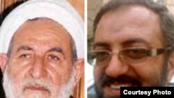 عباس پالیزدار (راست)، آیت‌الله محمد یزدی