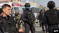 Izraelske snage u blizini sela Al-Funduk, na okupiranoj Zapadnoj obali, 6. januara 2025. 