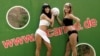 Prostitutes pose for a World Cup-related advertisement for a German brothel