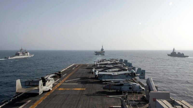 აშშ-ის ფლოტმა არაბეთის ზღვაში იარაღის გადაზიდვა შეაჩერა 