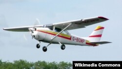 Легкомоторный самолёт Cessna, архивное фото