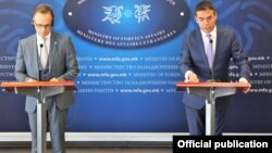 Германскиот министер за надворешни работи, Хајко Маас, се сретна со својот македонски колега Никола Димитров во Скопје