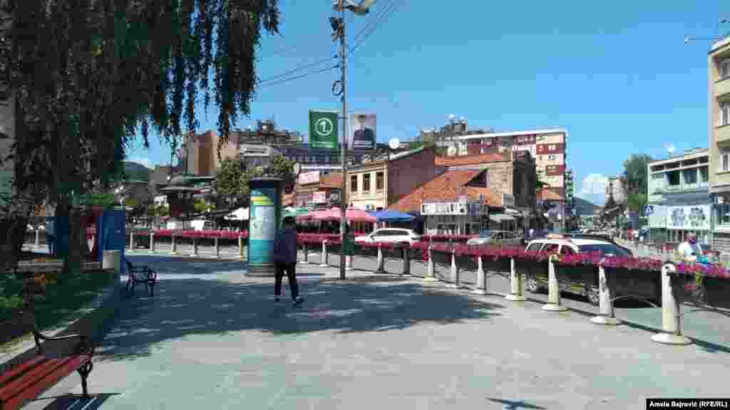 Prazne ulice Novog Pazara.