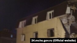 На місці вибуху в російському Красноярську, 14 лютого 2019 року