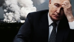 Владимир Путин, раисҷумҳури Русия. Коллаж