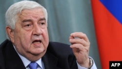 Syrian Foreign Minister Walid Muallem