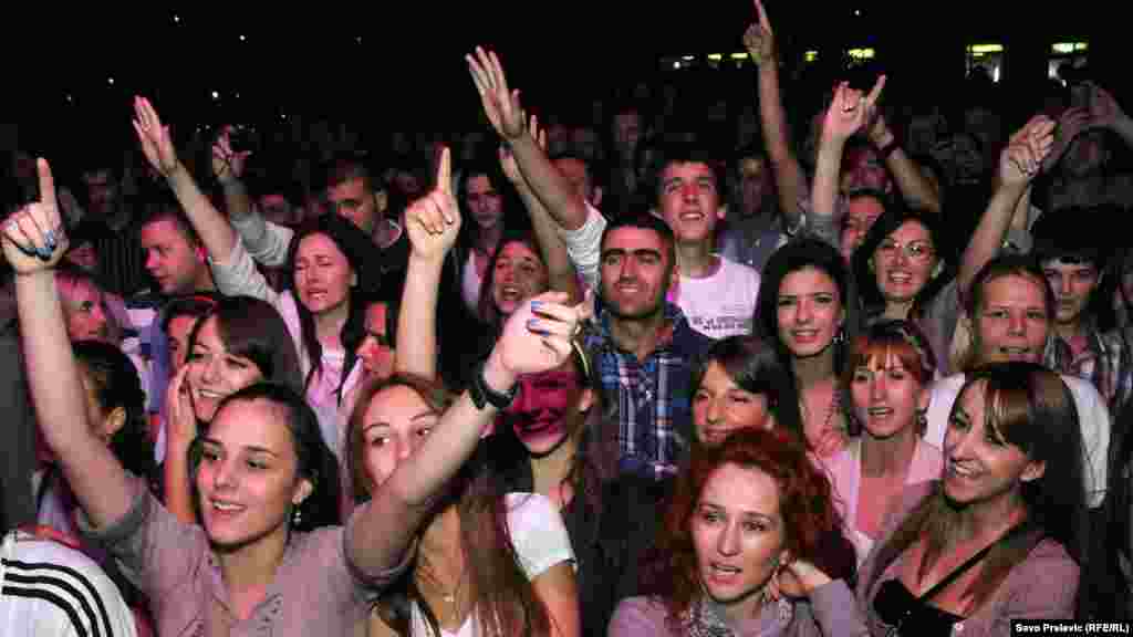 Crna Gora - Balaševićev koncert u Podgorici, 15.09.2012. Foto: RSE / Savo Prelević