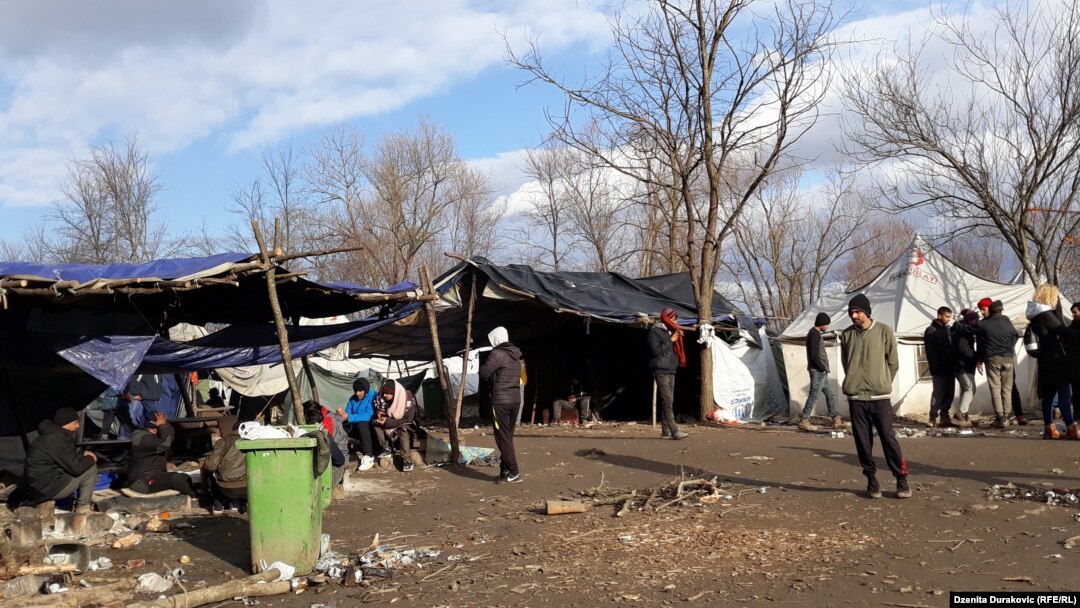 Prizor iz kampa "Vučjak", 9. decembar