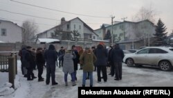 Жители городка «Ала-Арча». 17 января 2018 года.