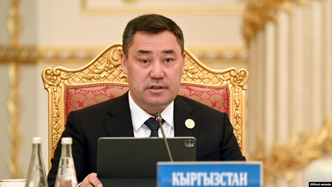 Садыр Жапаров ЖККУнун саммитинде. Дүйшөмбү шаары, Тажикстан. 16-сентябрь, 2021-жыл.