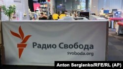 In the newsroom of RFE/RL's Moscow Bureau (January 27, 2021)