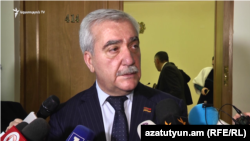 Председатель комиссии НС по вопросам обороны и безопасности Андраник Кочарян (архив)
