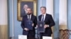 USA/Armenia - US State Secretary Antony Blinken and Armenia's Foreign Minister Ararat Mirzoyan sign the Strategic Partnership Charter between the Republic of Armenia and the United States of America, Washington,14Jan,2025