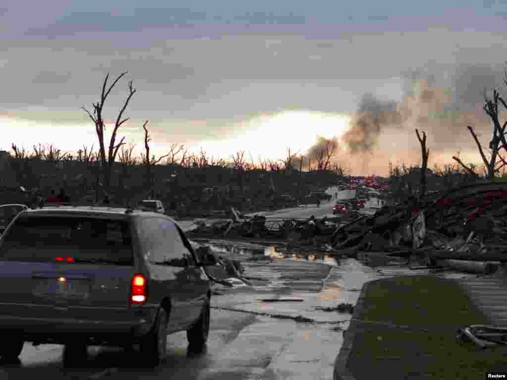 Tornado shkakton viktima në qytetin Xhoplin të shtetit të Misurit, në SHBA...