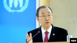 UN Secretary-General Ban Ki-moon (file photo)