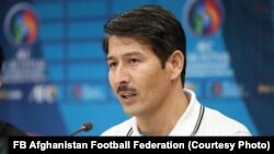 عبدالرازق ممرک، به عنوان نماینده رسمی فدراسیون فوتبال افغانستان
