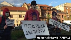 Demonstranti u Novom Sadu